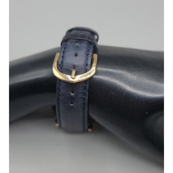 Vintage Disney Mickey Mouse Jaz Watch Rare y121x055 35mm 7" Blue Leather Band - Picture 13 of 16